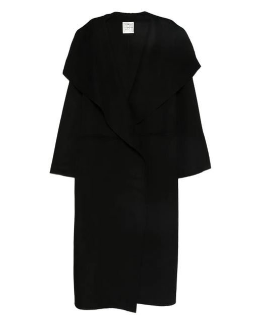Totême  Black Signature Coat