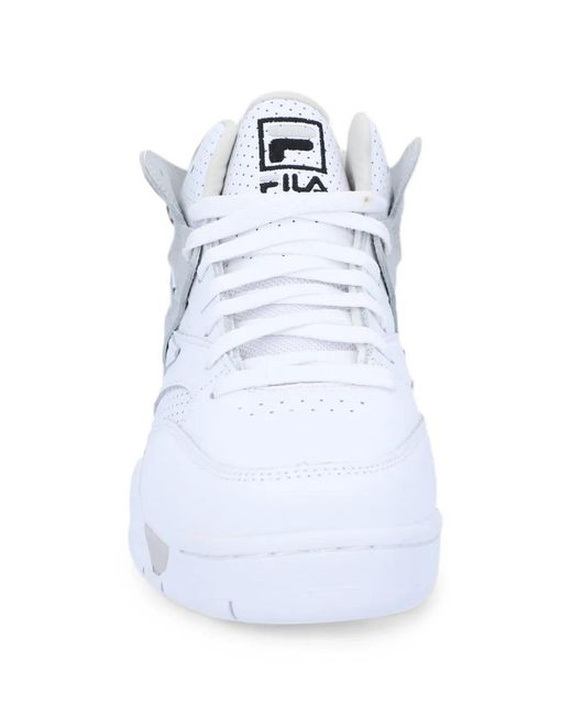 Fila White M-Squad High-Top Sneakers for men