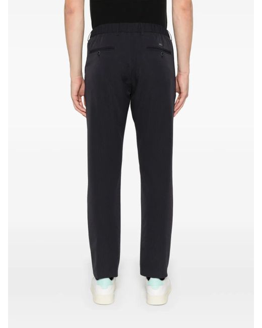 Herno Seersucker Broek in het Blue voor heren