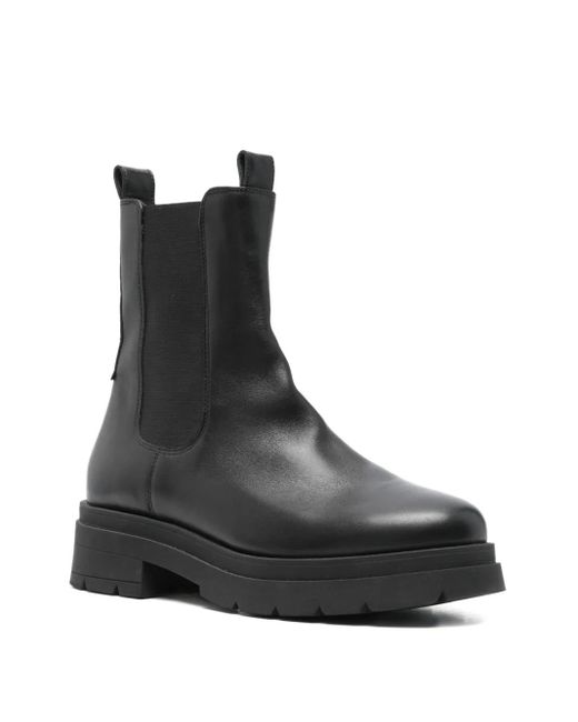 Marc O' Polo Black Elastic-Panel Boots
