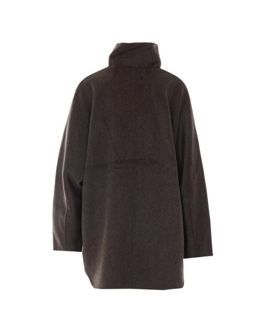 The Dynamis Studio Black Amsterdam Button-Up Coat