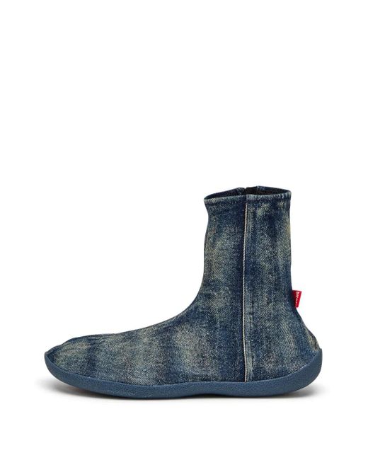 DIESEL Blue D-Shock Bt Sneakers for men