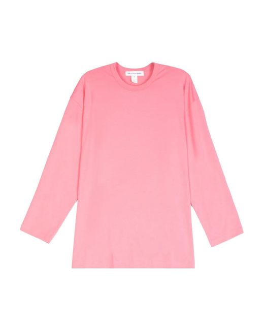 Comme des Garçons Pink Long-Sleeve Top for men