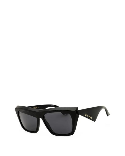 Etro Black Rectangle-Frame Sunglasses