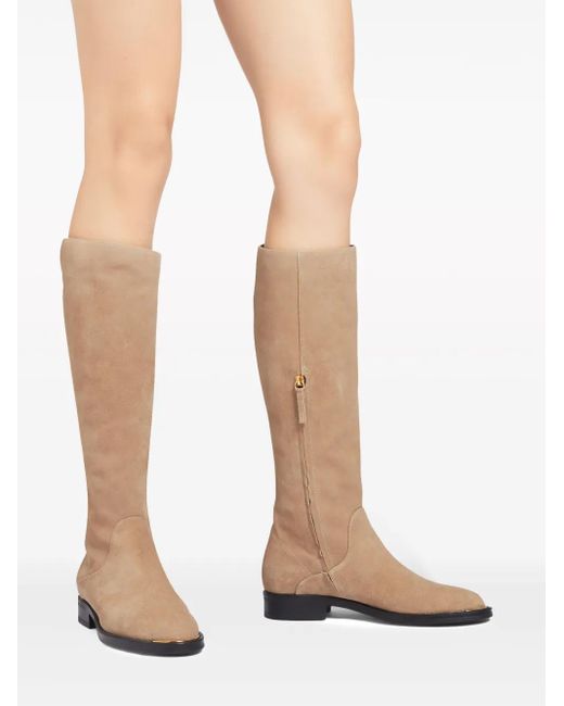 Giuseppe Zanotti White Nelle Suede Boots