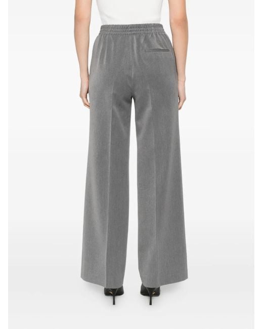 Cellar Door Gray Elastic-Waist Trousers