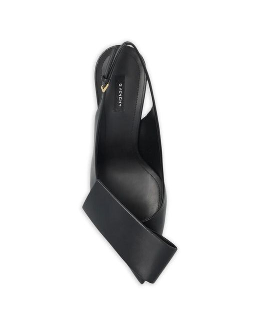 Givenchy Black Twisted Ribbon Pumps