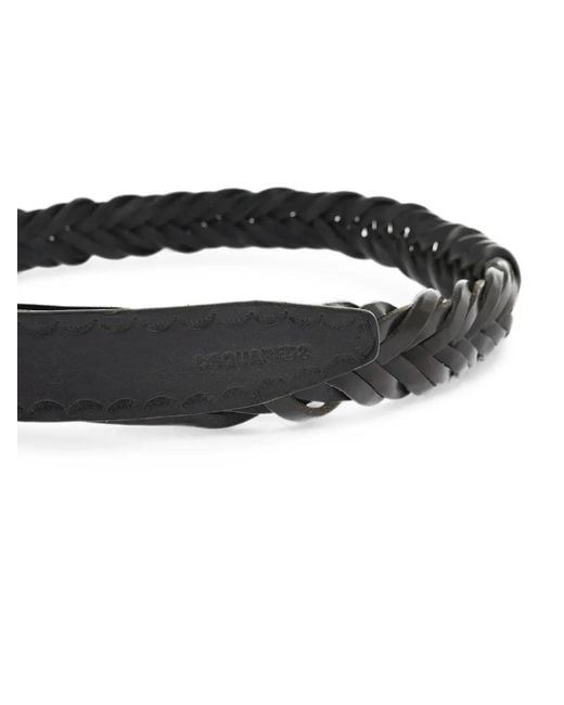 DSquared² White Aloha Spirit Belt for men