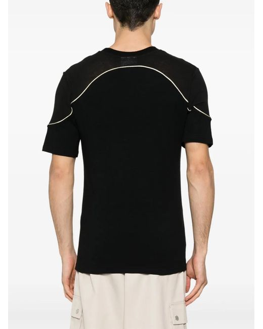 Camiseta Comma Gcds de hombre de color Black