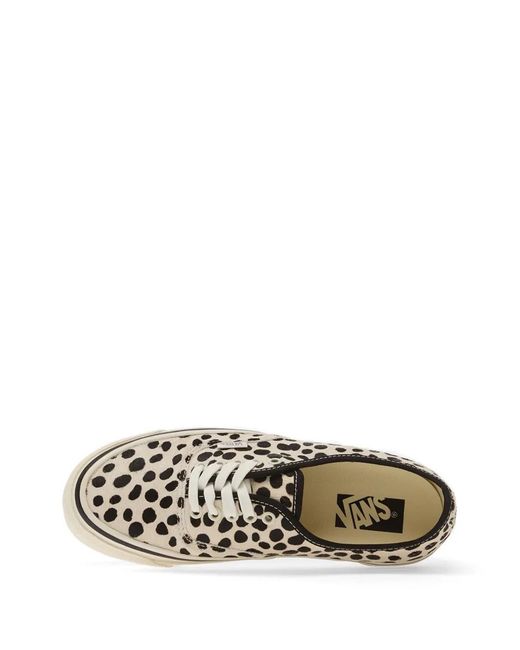 Vans White Lx Authentic 44 Polka-Dot Sneakers