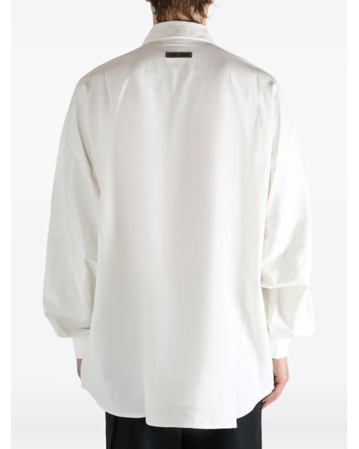 Fear Of God Katoenen Overhemd in het White voor heren