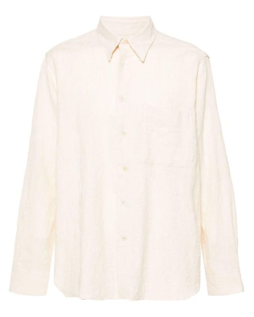 sunflower Ace Overhemd Met Textuur in het White voor heren