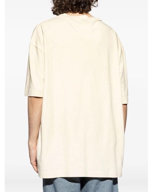Maison Margiela White T-Shirt With Logo for men