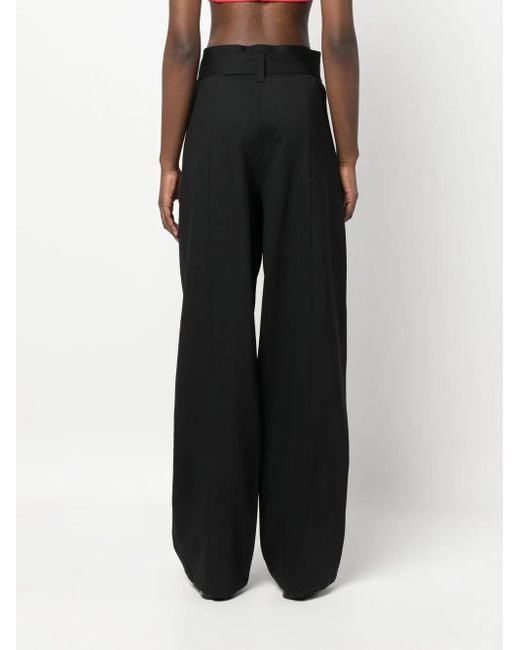 Pantalon Ample À Taille Ceinturée Philosophy Di Lorenzo Serafini en coloris Black