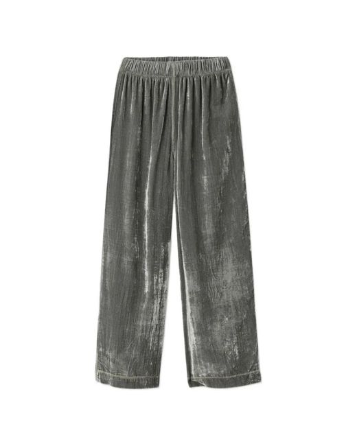 American Vintage Ankaz Trainingsbroek Met Elastische Taille in het Gray