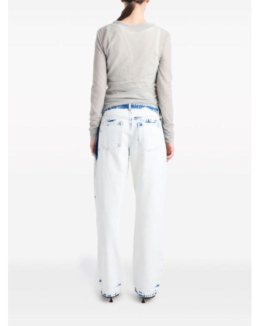 Proenza Schouler White Ellsworth Jeans mit geradem Bein