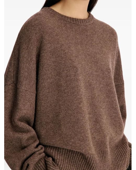 Loulou de Saison Brown Anton Cashmere Sweater