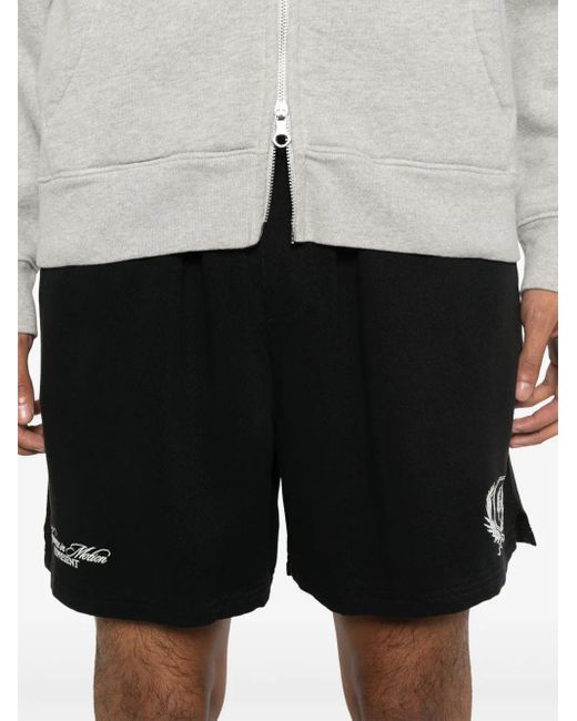 Represent Crest Shorts in Black für Herren