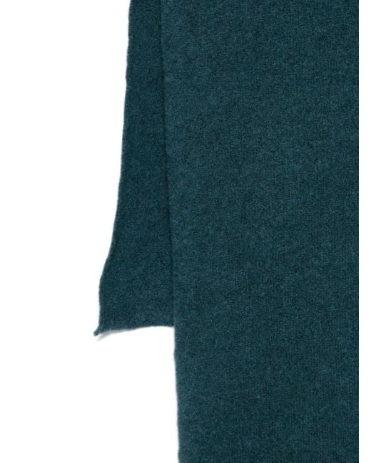 Roberto Collina Green Knitted Scarf