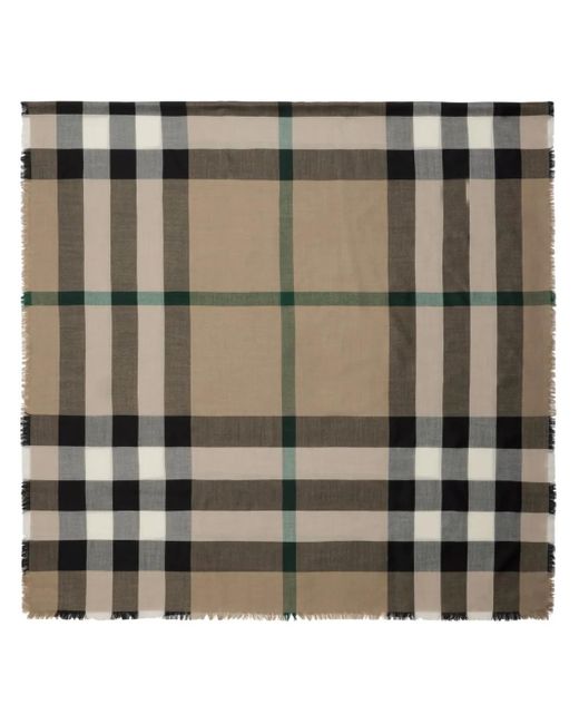 Burberry Natural Karierter Schal