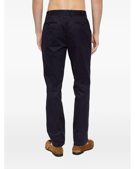 Pantalones Con Botones Brioni de hombre de color Blue