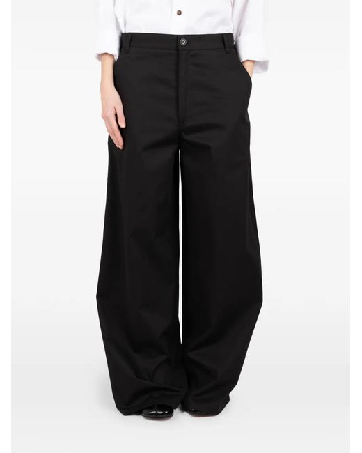 Societe Anonyme Black Wide-Leg Trousers