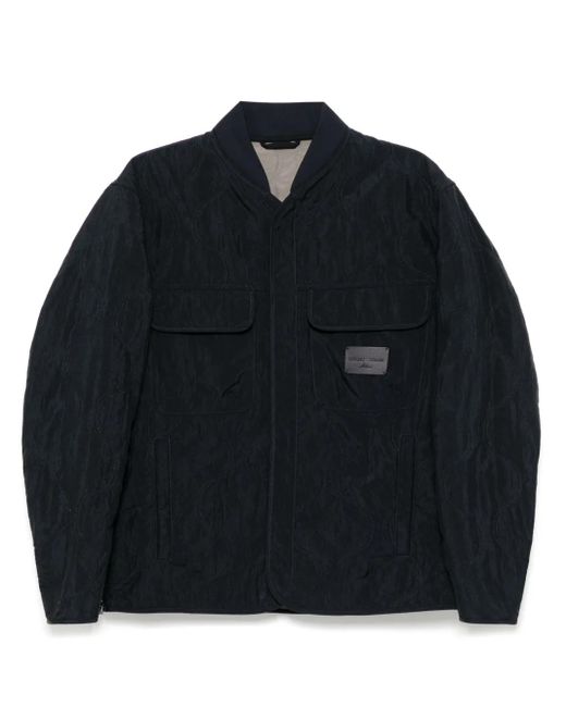 メンズ Emporio Armani パデッドジャケット Blue