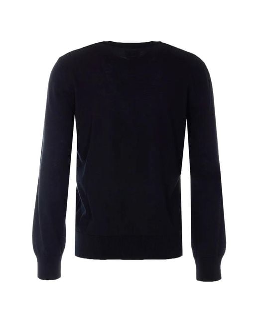 A.P.C. Blue Embroidered Sweater