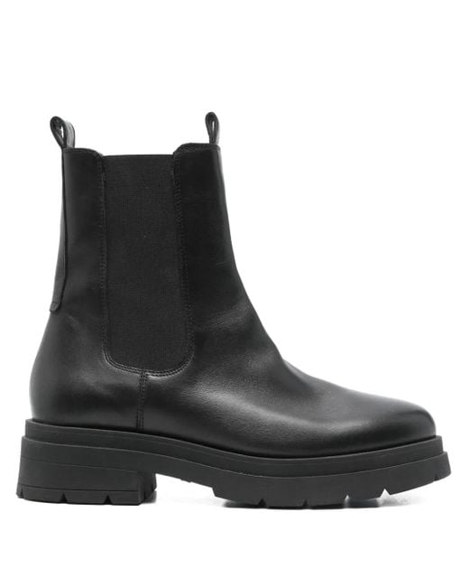 Marc O' Polo Black Elastic-Panel Boots