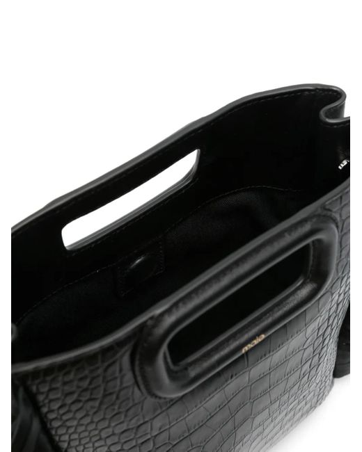 Maje Black Small M Tote Bag