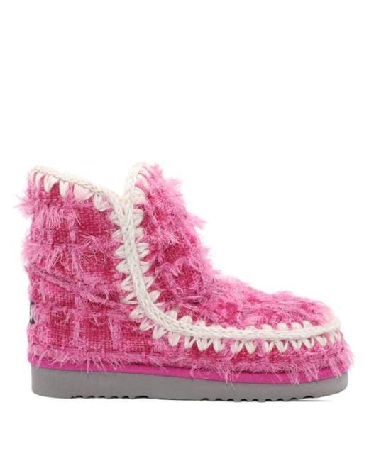 Mou Eskimo 18 ブーツ Pink
