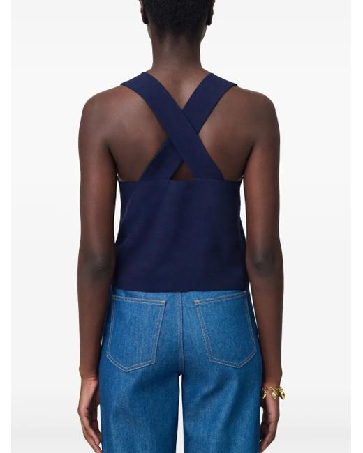 Top Con Scollo Squadrato di Claudie Pierlot in Blue