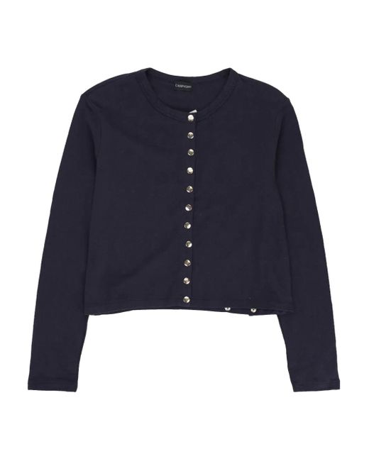 CALLIPYGIAN Blue Snap Cardigan
