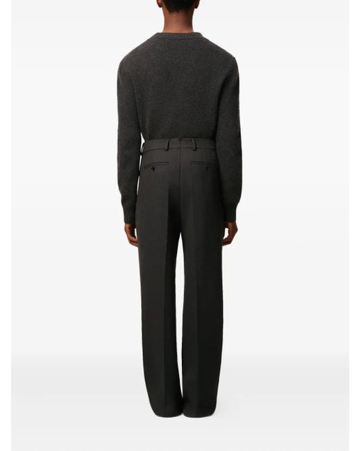 AMI Wide-Leg-Hose Mit Bundfalten in Black für Herren