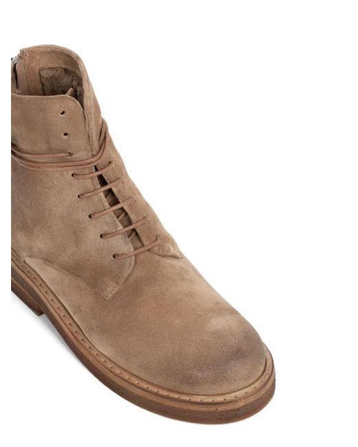 Marsèll Brown Parrucca Lace-Up Zip Boots