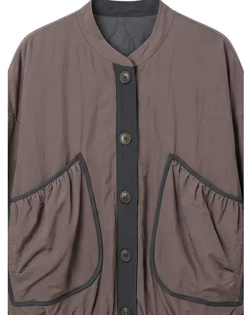 8pm Brown Algarve Button-Up Jacket