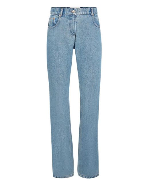 Nina Ricci Blue Straight-Leg Jeans