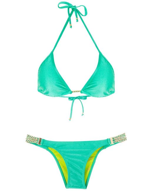 Amir Slama Green Senhor Do Biquíni Bikini Set