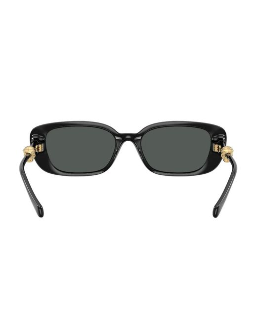 Versace Black Medusa Square-Frame Sunglasses