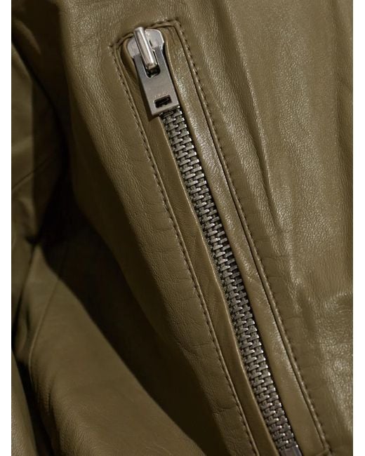 IRO Green Elif Leather Jacket