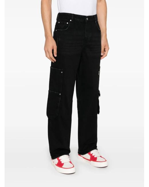 Represent Black Jeans for men