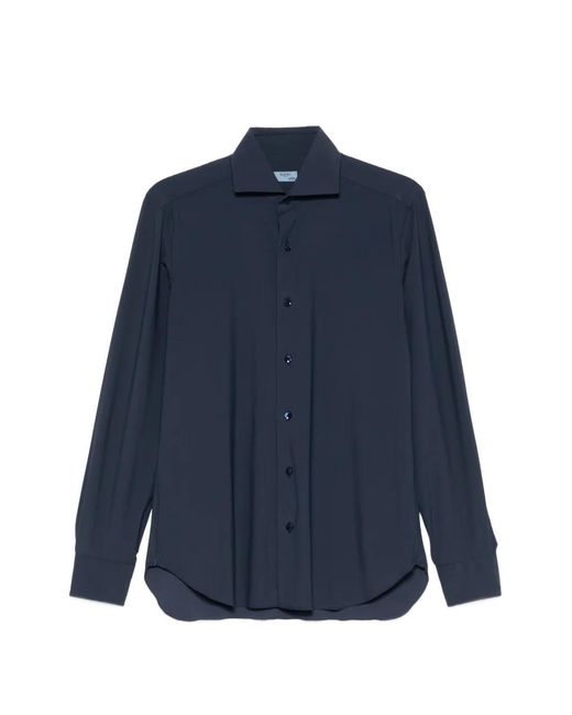 Barba Napoli Overhemd in het Blue voor heren