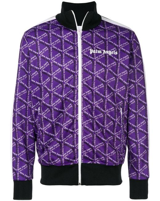 Palm angels shop purple track jacket