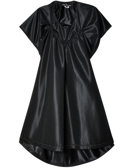Junya Watanabe Gedrapeerde Midi-Jurk in het Black