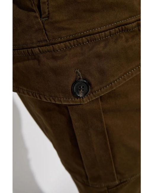 DSquared² Brown Sexy Cargo Pants for men
