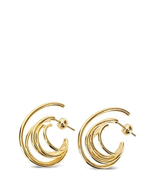 Panconesi Metallic Multi-Hoop Earrings