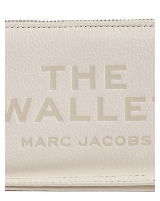 Marc Jacobs Natural Logo-Detail Leather Wallet