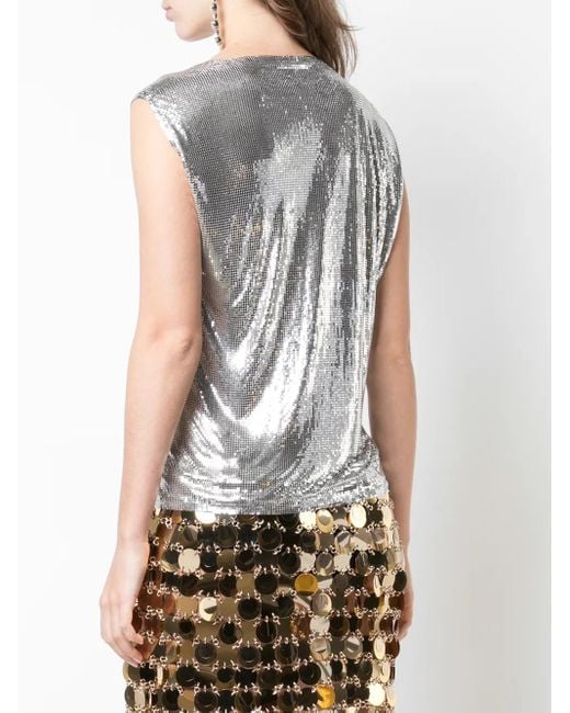 Rabanne Gray Disco Top