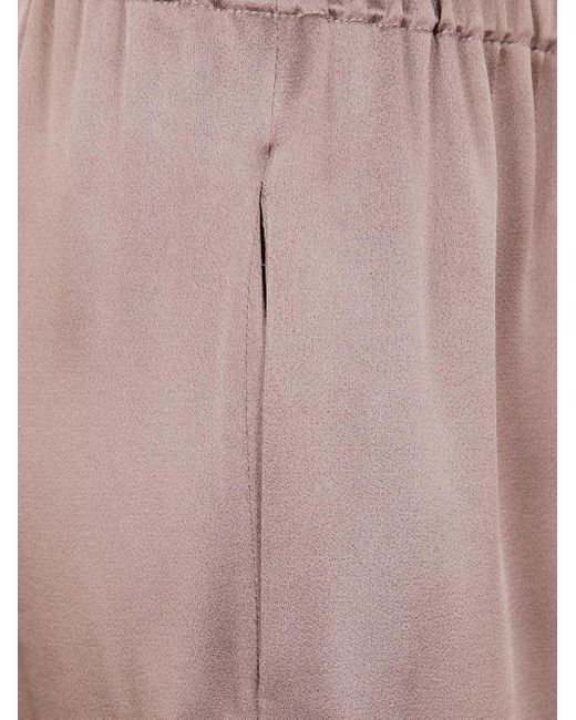 Antonelli Brown Elastic-Waist Trousers