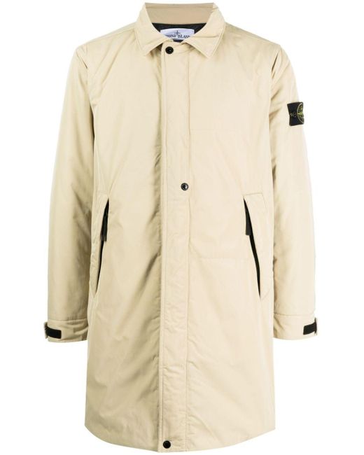 Stone Island Natural Compass-motif Padded Jacket for men